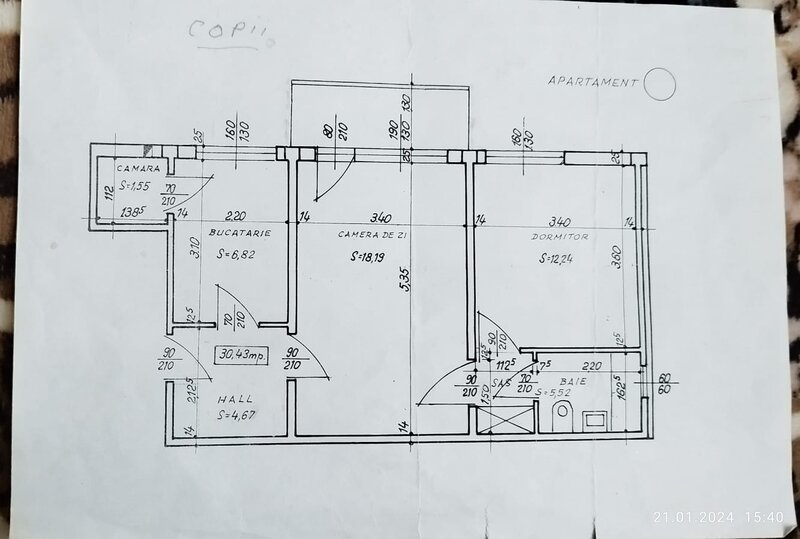 Titan, vanzare apartament 2 camere,